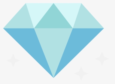 Diamond Flat Icon Vector - Triangle, HD Png Download, Transparent PNG