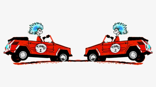 Thing 1 Thing 2 Png - Thing 1 And Thing 2 Car, Transparent Png, Transparent PNG