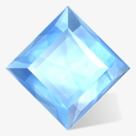 Diamonds Clipart Topaz - Blue Diamond Shaped Crystal, HD Png Download, Transparent PNG