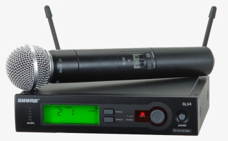 Shure Slx Wireless System W/ Sm58 Microphone - Shure Slx24 Beta58, HD Png Download, Transparent PNG
