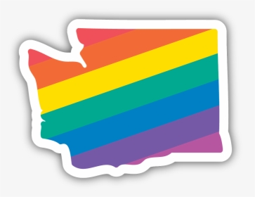 Washington Rainbow Sticker - Plot, HD Png Download, Transparent PNG