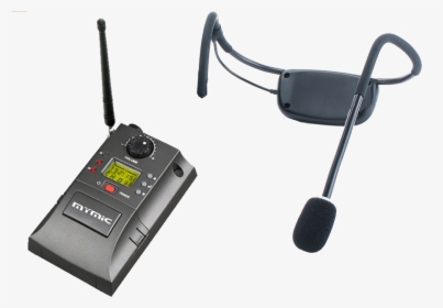Portable Cordless Cableless Single Headset Transmitter - Microphone, HD Png Download, Transparent PNG