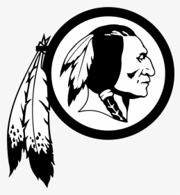 Redskins Outline Images Reverse Search - Black And White Washington Redskins Logo, HD Png Download, Transparent PNG