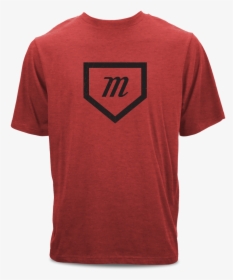 Tri Blend Short Sleeve Graphic T Shirt With A Marucci - Marucci Shirt, HD Png Download, Transparent PNG