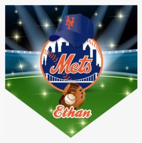 Mets Home Plate Individual Team Pennant - New York Mets, HD Png Download, Transparent PNG