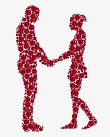 Prismatic Circles Couple Silhouette 6 10 No Background - Love Couple No Background, HD Png Download, Transparent PNG