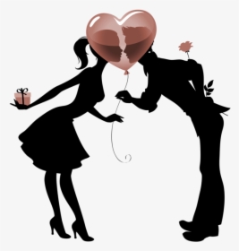#freetoedit #couple #silhouette #couplesilhouette #love - Casal De Namorados Em Png, Transparent Png, Transparent PNG