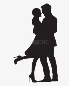 Free Png Download Couple In Love Silhouette Png Png - Romantic Couple Silhouette Png, Transparent Png, Transparent PNG
