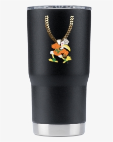 Miami 20 Oz Black To Chain Tumbler - Pint Glass, HD Png Download, Transparent PNG