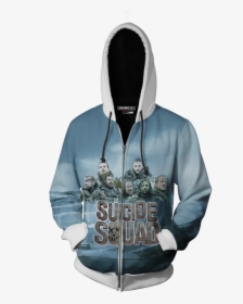 Suicide Squad Game Of Thrones Version Zip Up Hoodie, HD Png Download, Transparent PNG