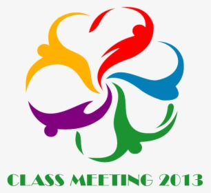 Image Library Class Meeting Clipart - Round Design Png Logo, Transparent Png, Transparent PNG