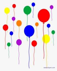 Vector Free Download Birthday Party Balloons Clipart - Birthday Clipart No Background, HD Png Download, Transparent PNG