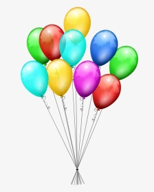 Birthday Baloons Png - Birthday Balloons Transparent Background, Png Download, Transparent PNG