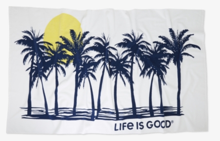 Beach Palms Beach Towel - Attalea Speciosa, HD Png Download, Transparent PNG