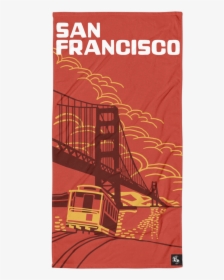 Printful Towel Sfo Mockup Flat Flat White, HD Png Download, Transparent PNG