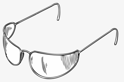 Clipart - Eyeglasses Sketch - Outline Images Of Sun Glasses, HD Png Download, Transparent PNG