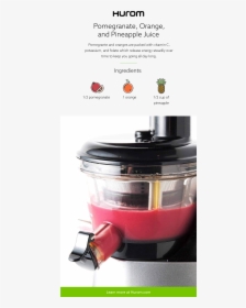 Pomegranate, Orange, And Pineapple Juice - Juicer, HD Png Download, Transparent PNG