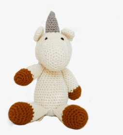 Rainbow Unicorn Knitted Toy - Stuffed Toy, HD Png Download, Transparent PNG