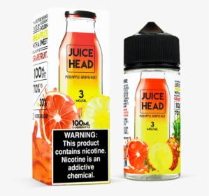 Juice Head Pineapple Grapefruit 100ml - Juice Head Vape Juice, HD Png Download, Transparent PNG