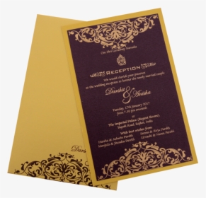 Wedding Card For Anisha, HD Png Download, Transparent PNG