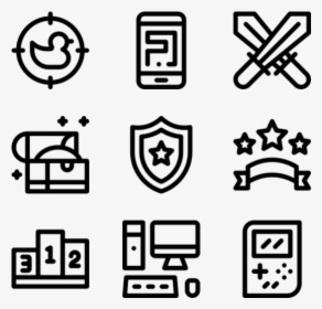 Gaming - Vector Icon Cv, HD Png Download, Transparent PNG