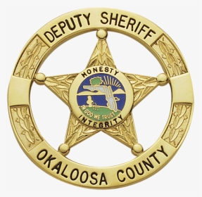 Transparent Stars Circle Png - Okaloosa County Sheriff's Office Badge, Png Download, Transparent PNG