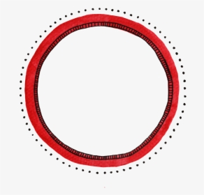 Hand Painted Red Circle Wave Point Decoration Vector - Free Decorative Circle Png, Transparent Png, Transparent PNG
