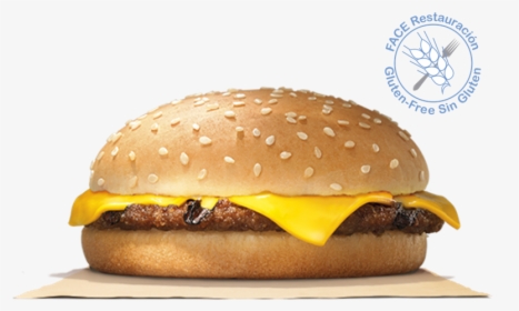 Burger King Hamburguesa Con Queso , Png Download - Kids Burger Png, Transparent Png, Transparent PNG