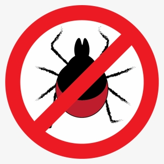 Tick Awareness - No Ticks Sign Png, Transparent Png, Transparent PNG