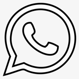Icons Media Encapsulated Postscript Computer Social - Whatsapp Logo Black And White, HD Png Download, Transparent PNG