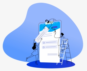 Mobile Meetup Illustration2-17 - Cartoon, HD Png Download, Transparent PNG