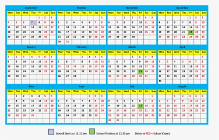 2018 Calendar Download, HD Png Download, Transparent PNG