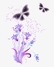 Diapositivas De Mariposa , Png Download - Flower Butterfly Background Png, Transparent Png, Transparent PNG