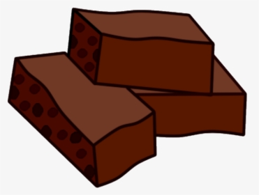 Transparent Chocolate Bars Clipart - Brownie Clipart, HD Png Download, Transparent PNG