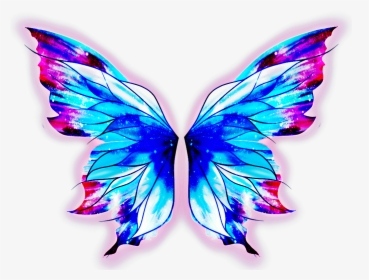 #alas #mariposa #wings #butterfly #galaxy #galaxia - Fairy Wings Transparent Background, HD Png Download, Transparent PNG