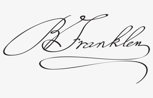 Benjamin Franklin Signature, HD Png Download, Transparent PNG