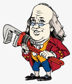 Svg Free Ben Clipart Franklin - Benjamin Franklin Plumbing, HD Png Download, Transparent PNG