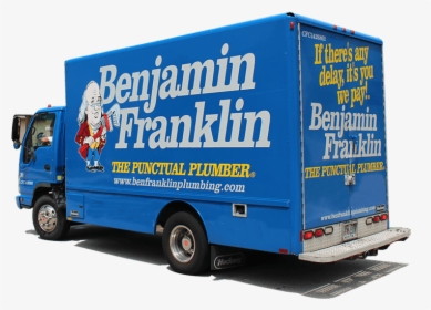 Ben Franklin Plumbing Truck, HD Png Download, Transparent PNG