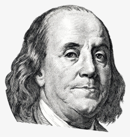 Benjamin Franklin - Benjamin Franklin Black And White, HD Png Download, Transparent PNG