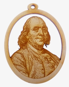 Personalized Benjamin Franklin Ornament - Locket, HD Png Download, Transparent PNG