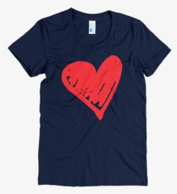 Beyoutees® Scribble Heart Graphic Tee, HD Png Download, Transparent PNG