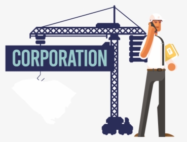 A Man Forming A Corporation In South Carolina - Corporation, HD Png Download, Transparent PNG