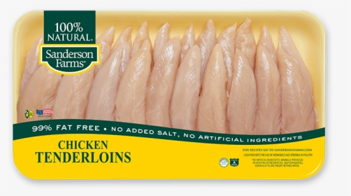 Value Pack Chicken Tenderloins - Sanderson Farms Boneless Chicken Breast, HD Png Download, Transparent PNG