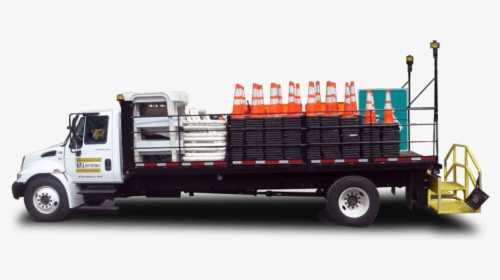 Traffic Control Cone Truck, HD Png Download, Transparent PNG