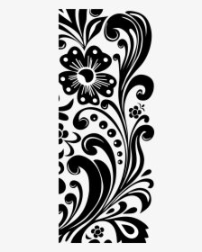 Black And Design,design,monochrome Photography,visual - Border Design Clipart Black And White, HD Png Download, Transparent PNG