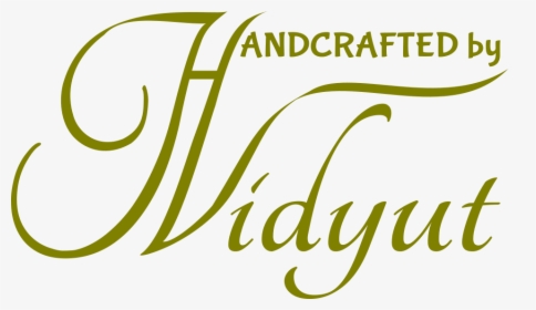 Handcrafted By Vidyut - Calligraphy, HD Png Download, Transparent PNG