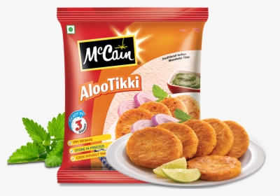 Mccain Traditional Indian Crispy Vegetable Aloo Tikki - Mc Can French Fries, HD Png Download, Transparent PNG