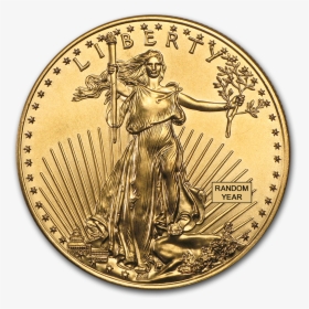 Buy 1 Oz Gold American Eagle Coin Online - American Eagle Gold Coin, HD Png Download, Transparent PNG