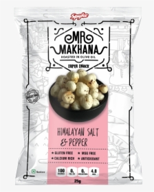Makhana Mocks Himalayan Salt And Pepper - Mr Makhana Himalayan Salt & Pepper 25gm, HD Png Download, Transparent PNG
