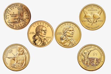 Golden Coins Png Clipart - Us Dollar Coins, Transparent Png, Transparent PNG